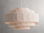 Paloma Handcrafted Rattan Tiered Chandelier