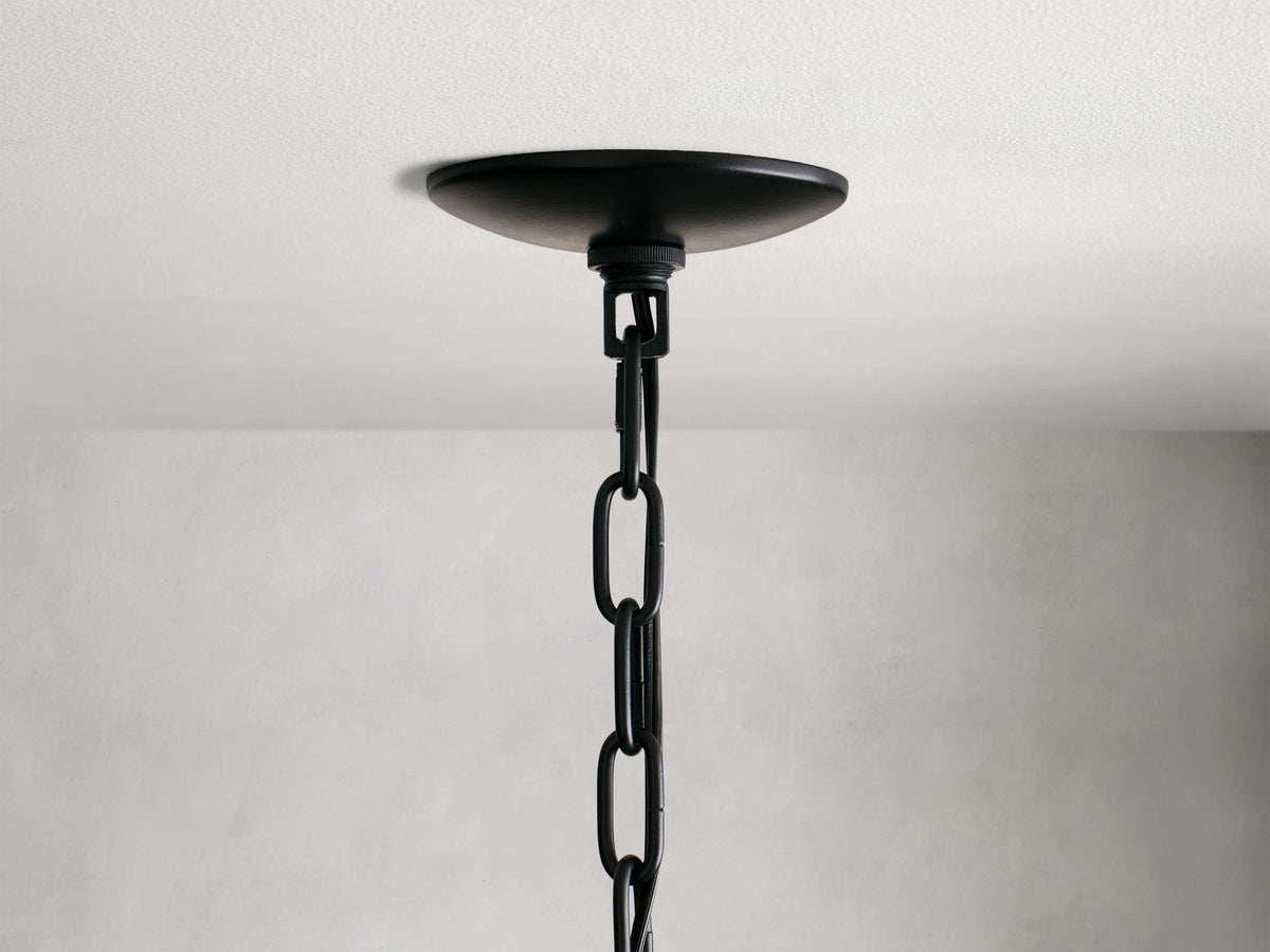 Paloma Handcrafted Rattan Tiered Chandelier