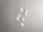 Arica Natural Alabaster Round Chandelier