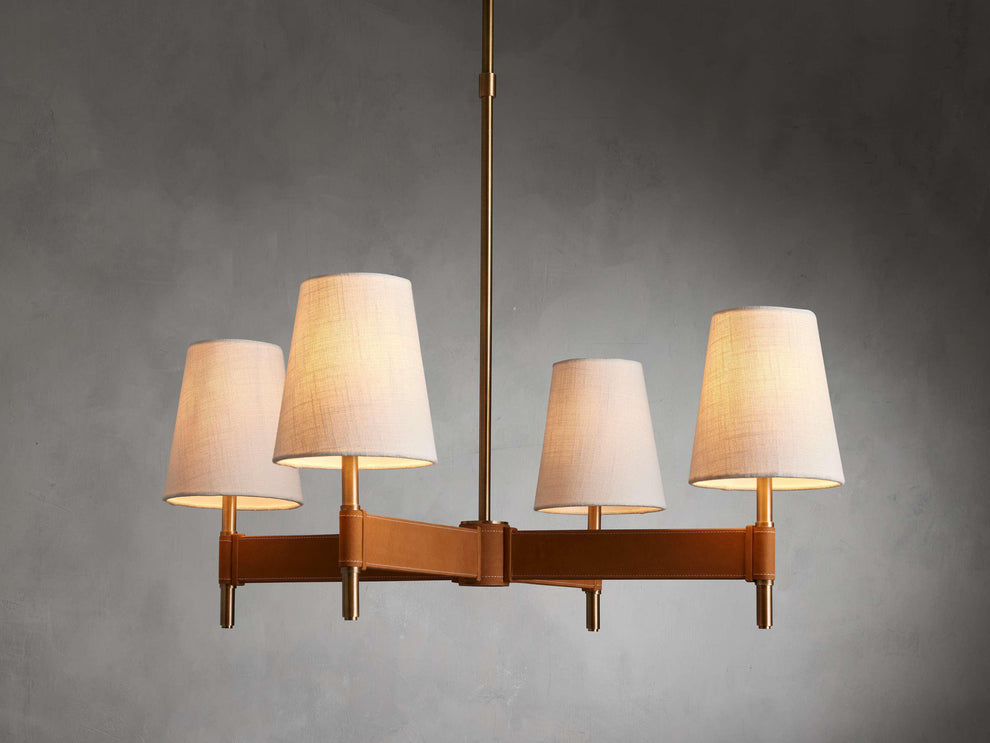 Hastings Midcentury Modern Round Chandelier