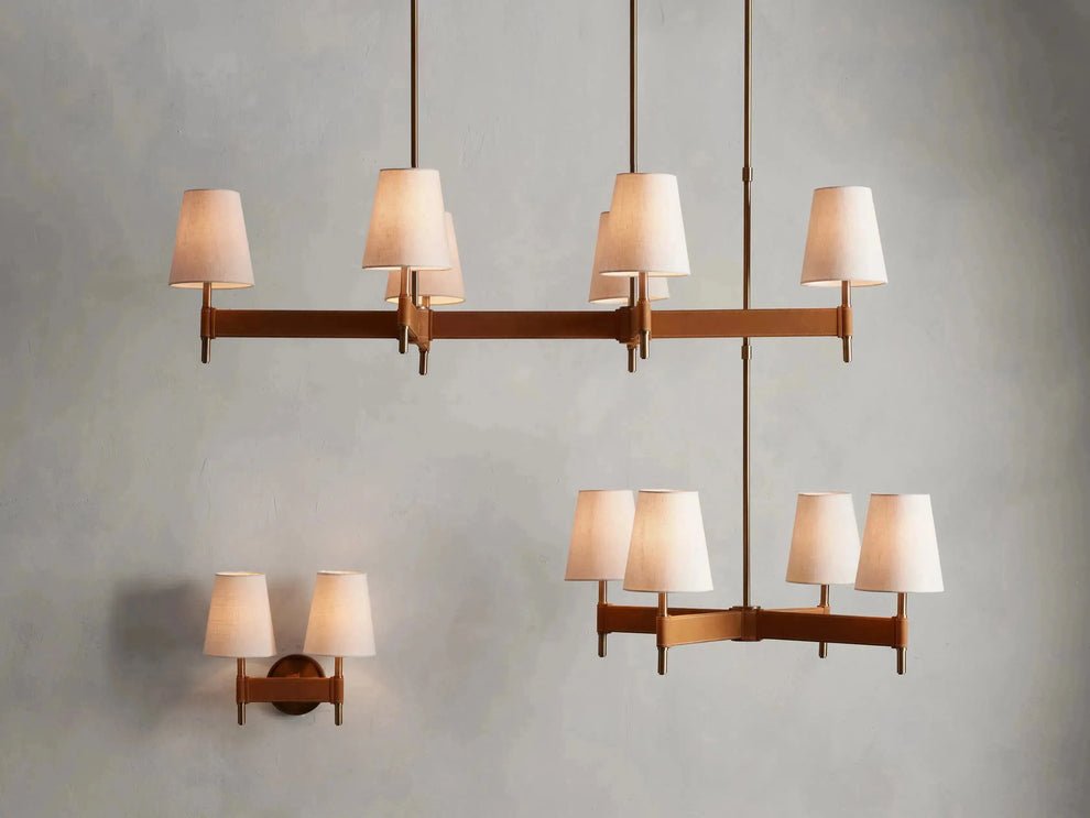 Hastings Midcentury Modern Round Chandelier