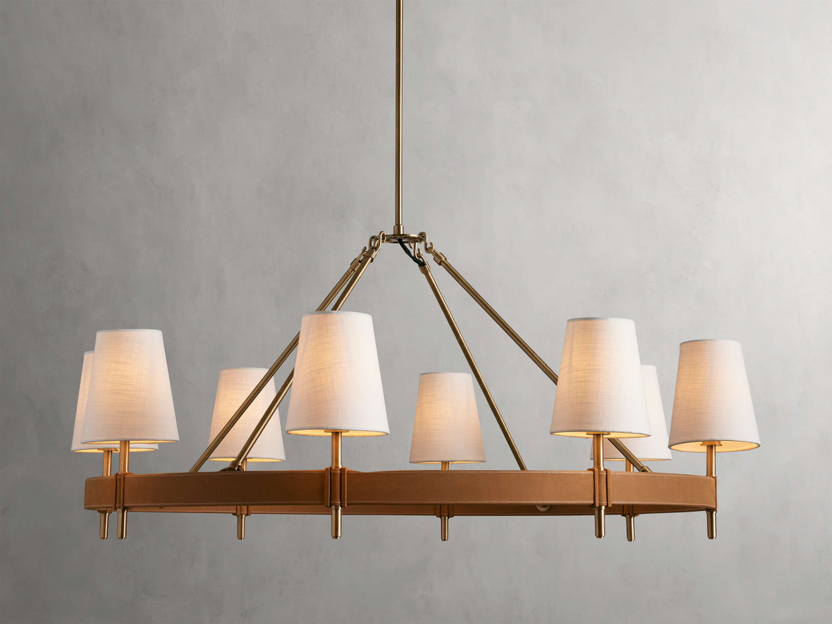 Hastings Midcentury Modern Round Chandelier