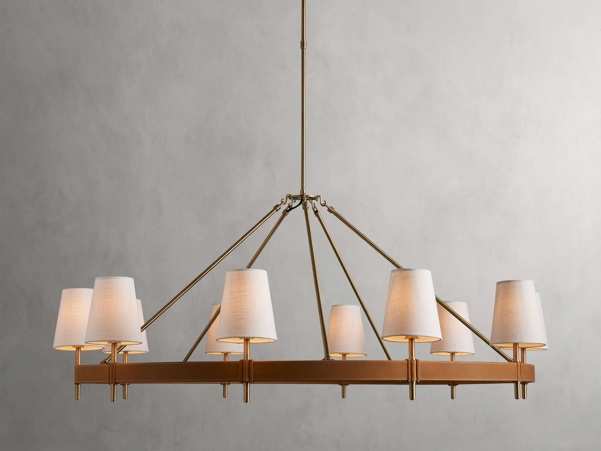 Hastings Midcentury Modern Round Chandelier