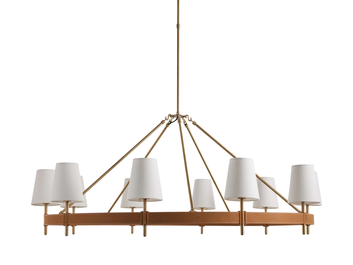 Hastings Midcentury Modern Round Chandelier