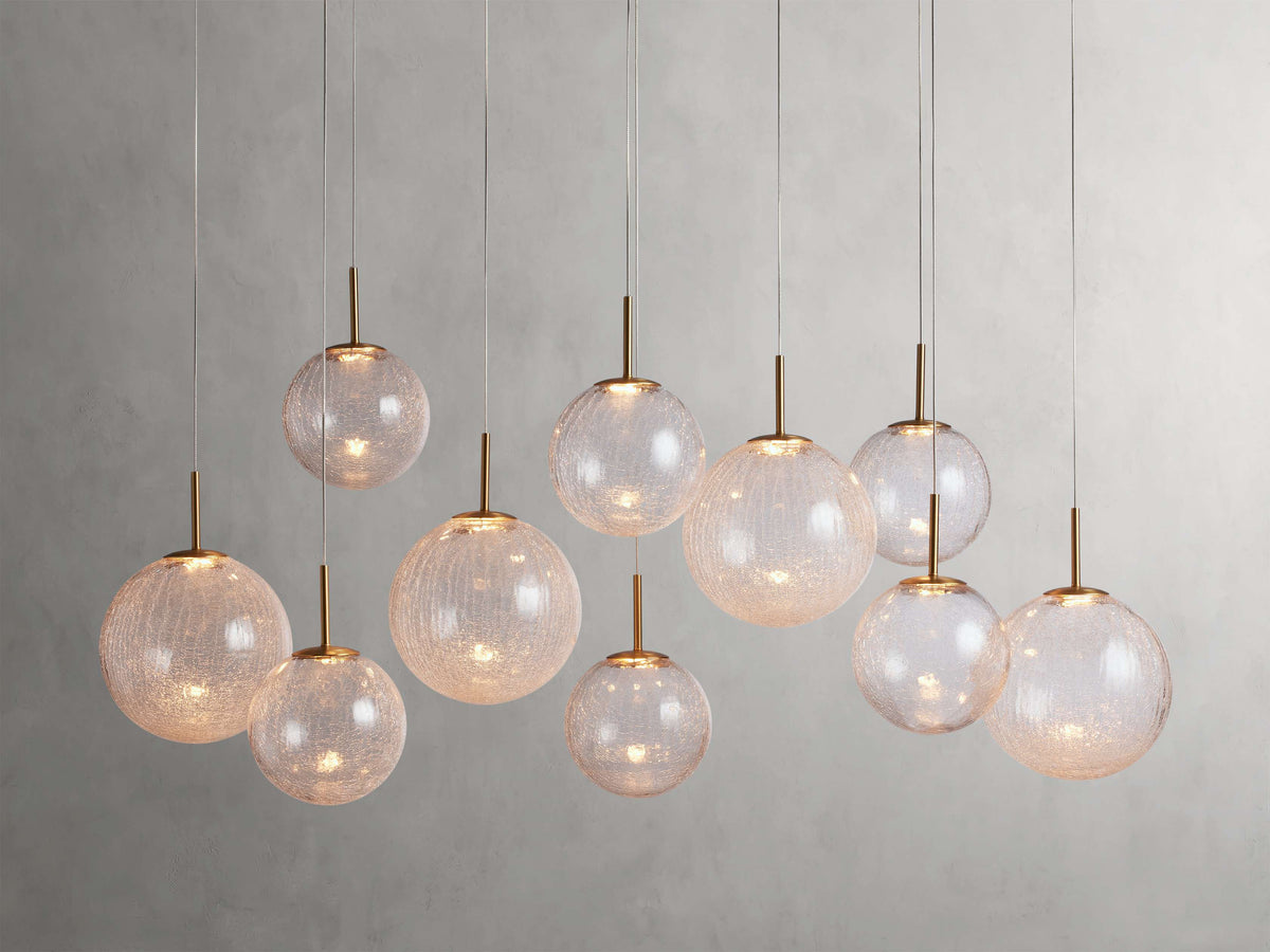 Casen Artisanal Glass Linear Chandelier