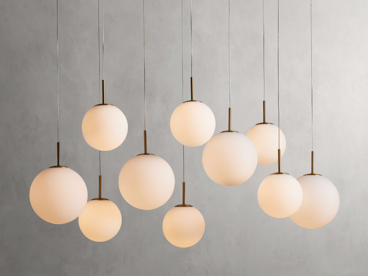 Casen Artisanal Glass Linear Chandelier