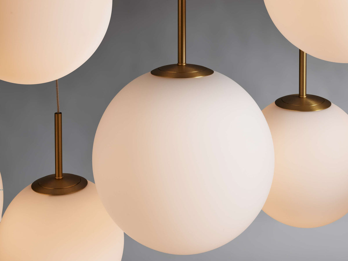 Casen Artisanal Glass Linear Chandelier