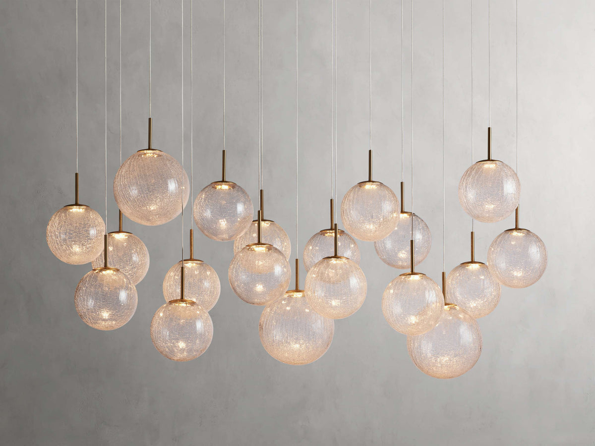 Casen Artisanal Glass Linear Chandelier