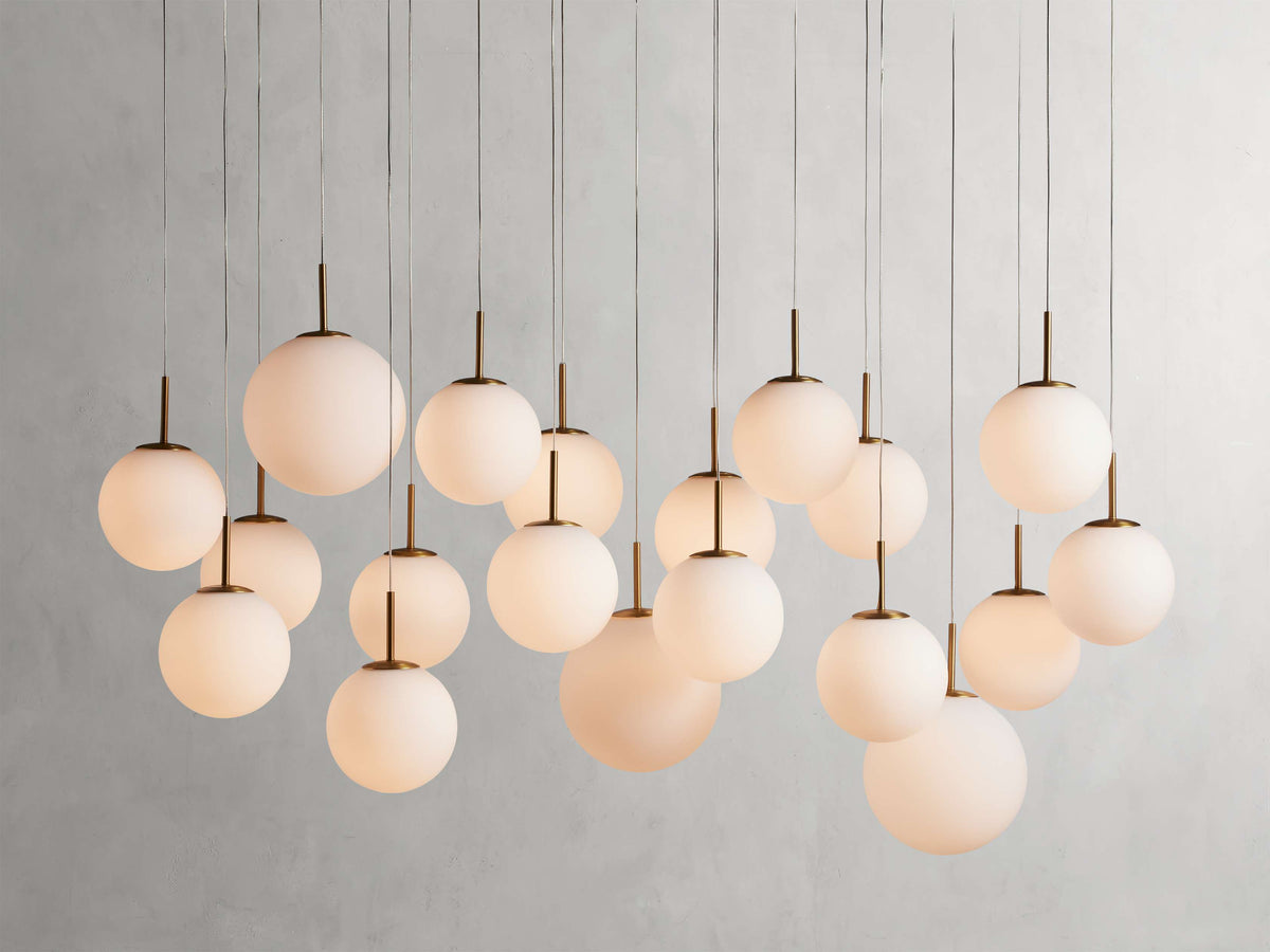 Casen Artisanal Glass Linear Chandelier