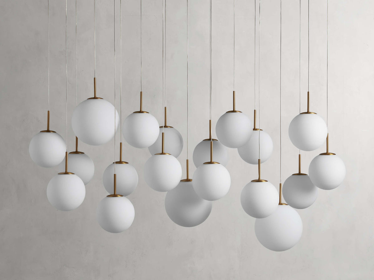 Casen Artisanal Glass Linear Chandelier