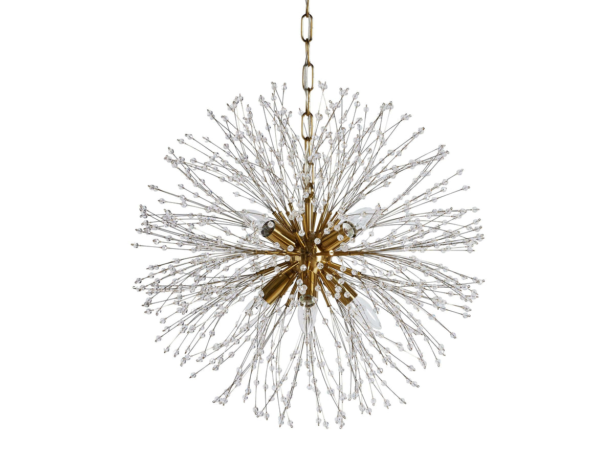 Dandelion Whimsical Crystal Round Chandelier