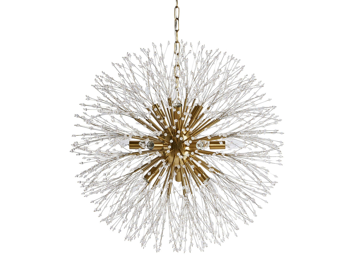 Dandelion Whimsical Crystal Round Chandelier