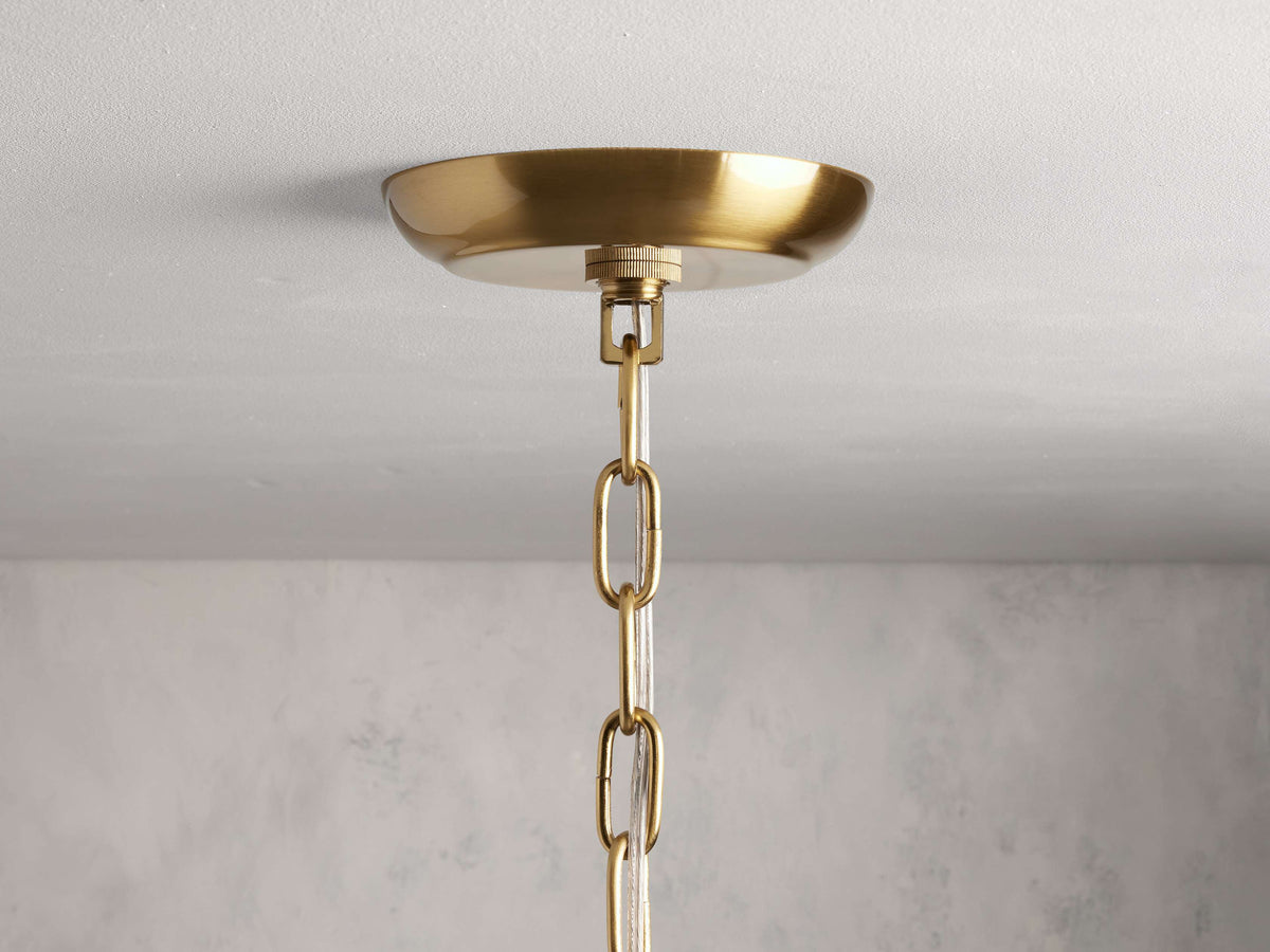 Dandelion Whimsical Crystal Round Chandelier