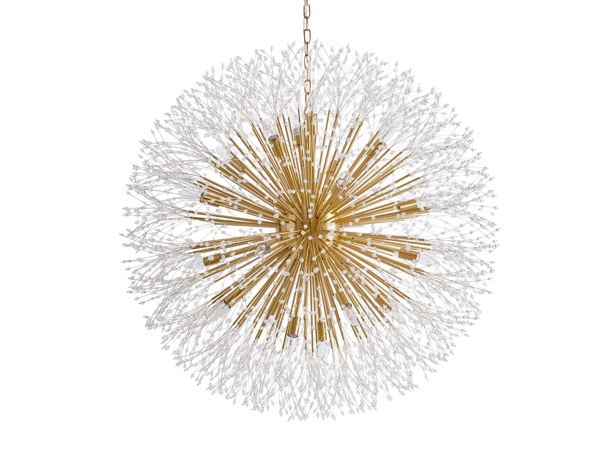 Dandelion Whimsical Crystal Round Chandelier