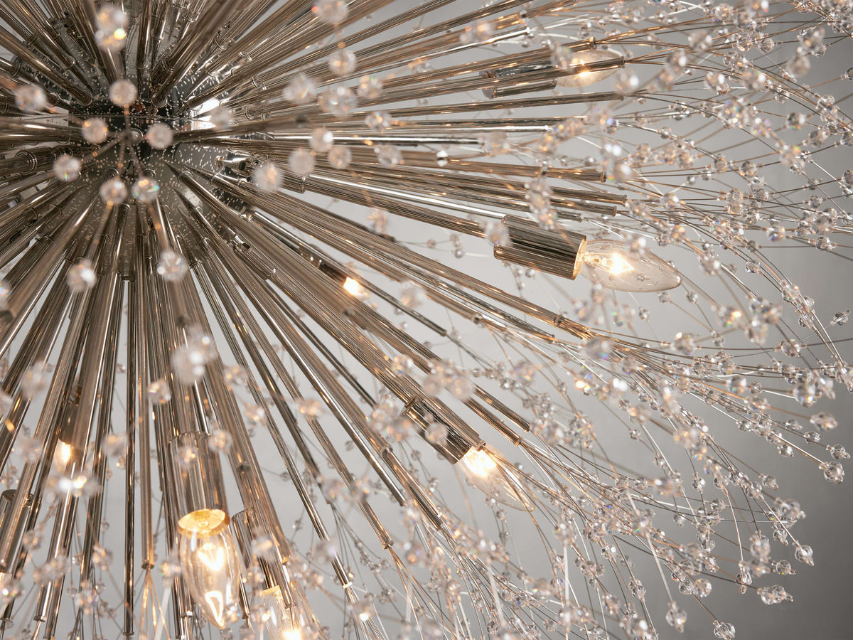 Dandelion Whimsical Crystal Round Chandelier