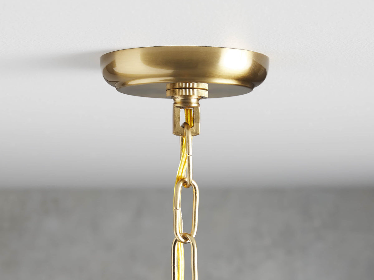 Lily Modern Floral Round Chandelier