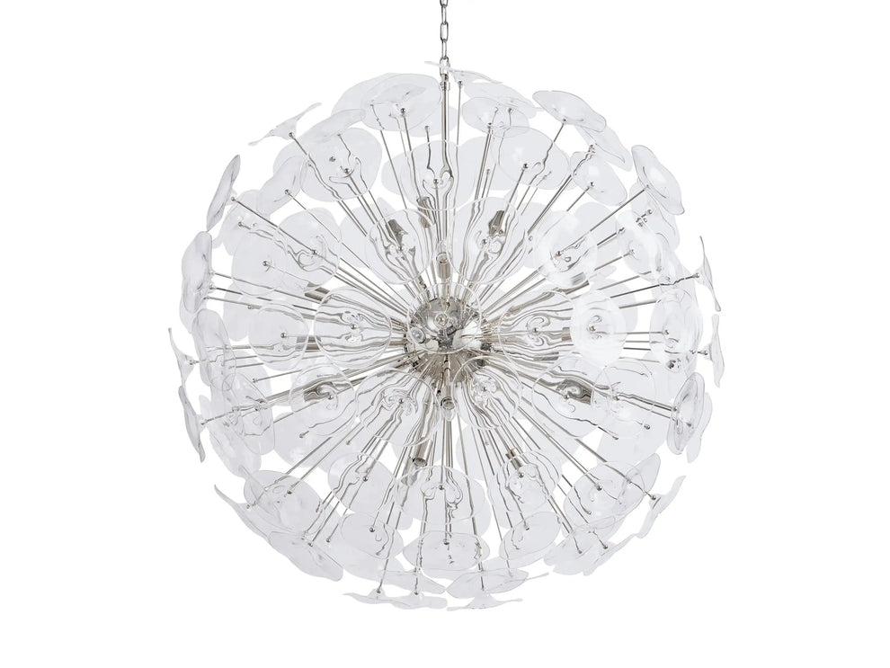 Lily Modern Floral Round Chandelier