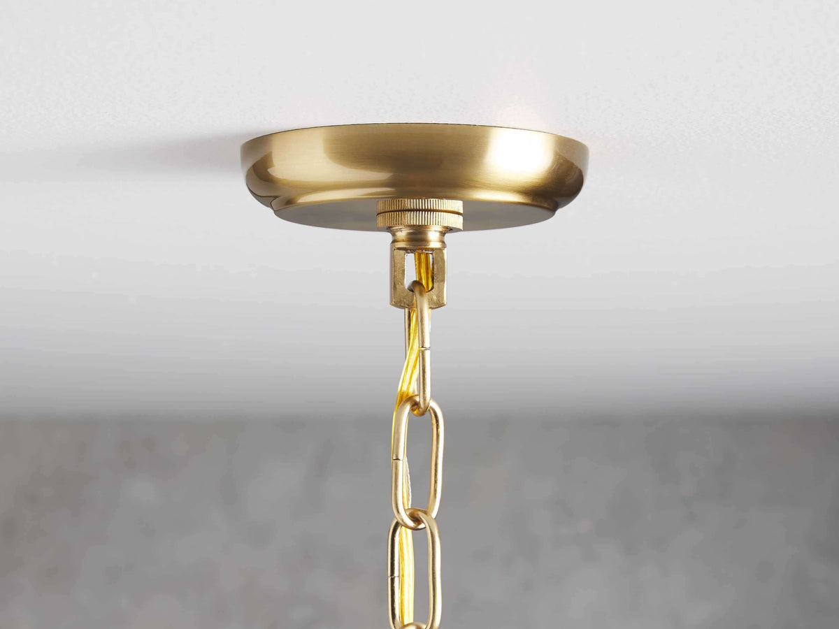 Lily Modern Floral Round Chandelier