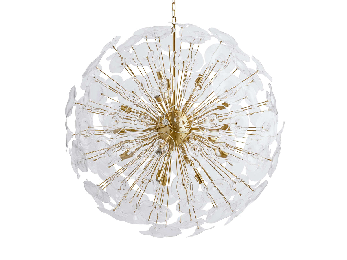 Lily Modern Floral Round Chandelier