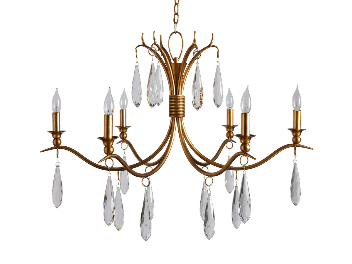 Celine Sparkling Drops Crystal Chandelier