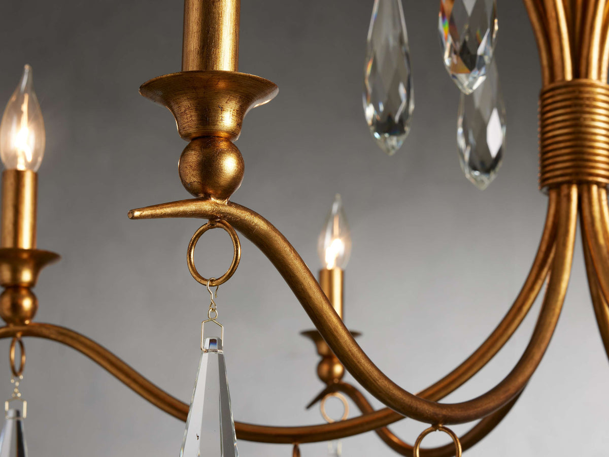 Celine Sparkling Drops Crystal Chandelier