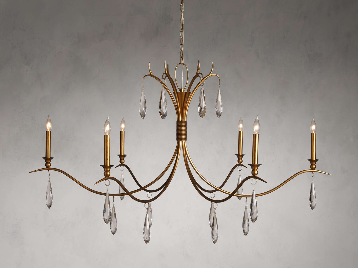 Celine Sparkling Drops Crystal Chandelier