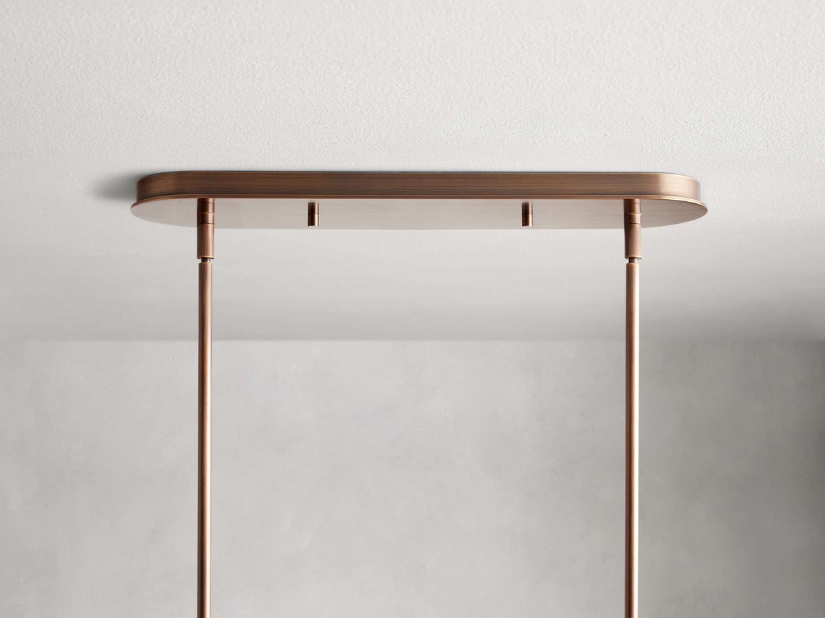 Daphne Gallery Style Linear Chandelier