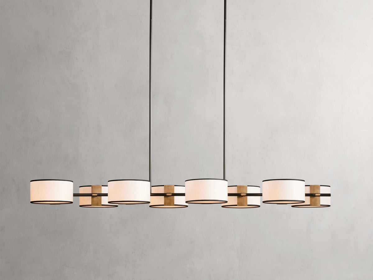 Daphne Gallery Style Linear Chandelier
