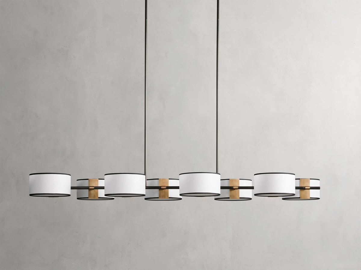 Daphne Gallery Style Linear Chandelier