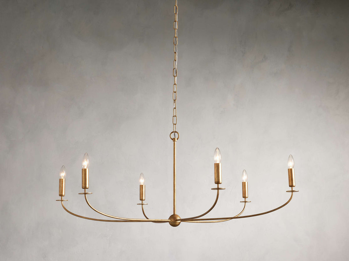 Arnett Handcrafted Vintage Round Chandelier
