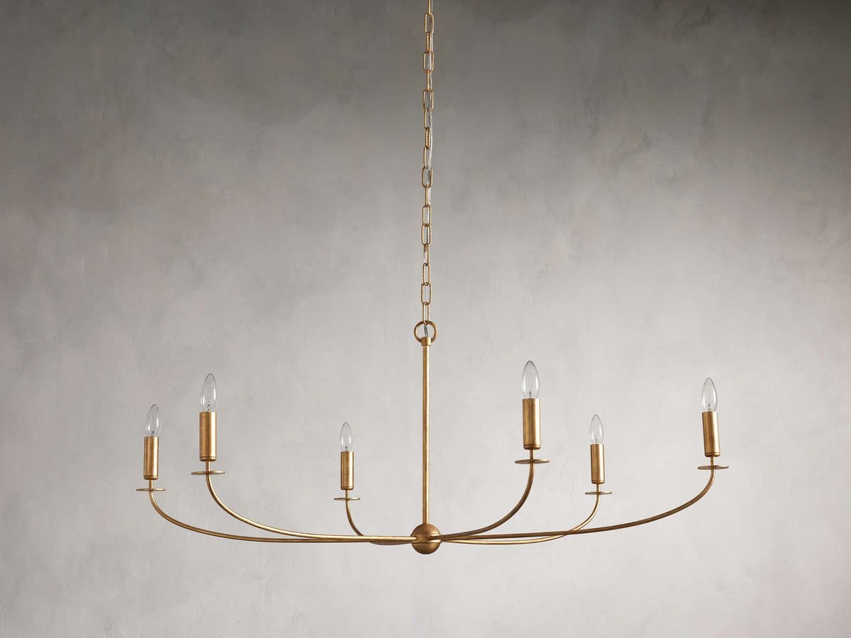 Arnett Handcrafted Vintage Round Chandelier