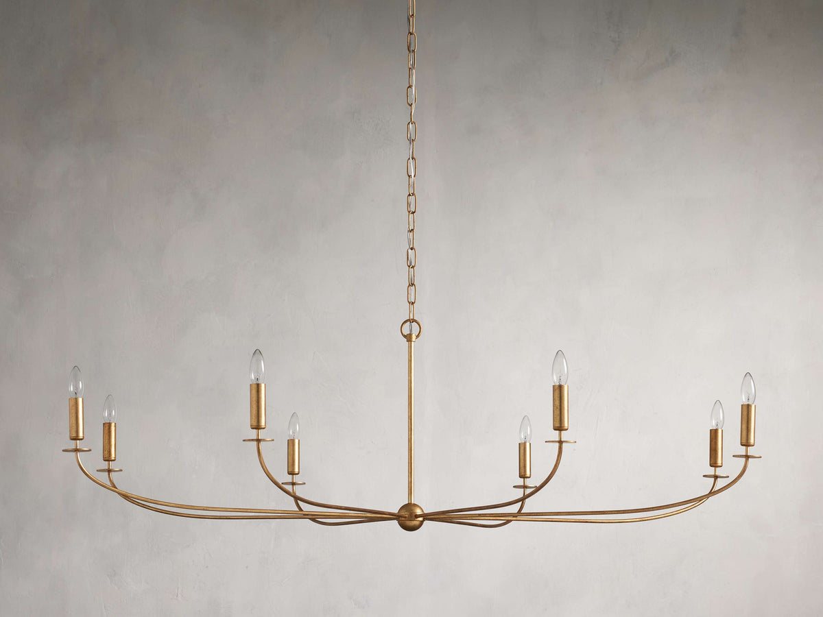 Arnett Handcrafted Vintage Round Chandelier