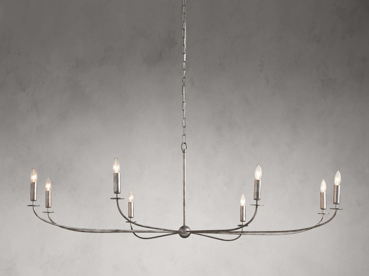 Arnett Handcrafted Vintage Round Chandelier