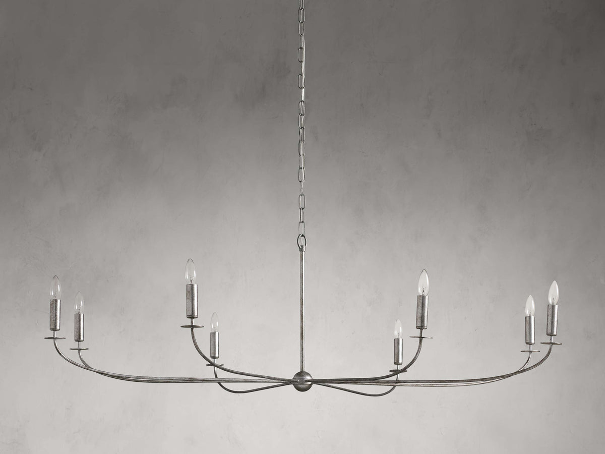 Arnett Handcrafted Vintage Round Chandelier