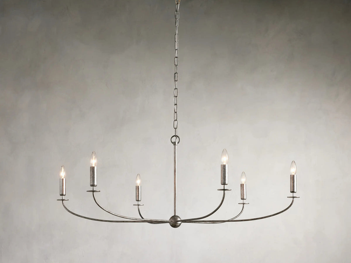 Arnett Handcrafted Vintage Round Chandelier