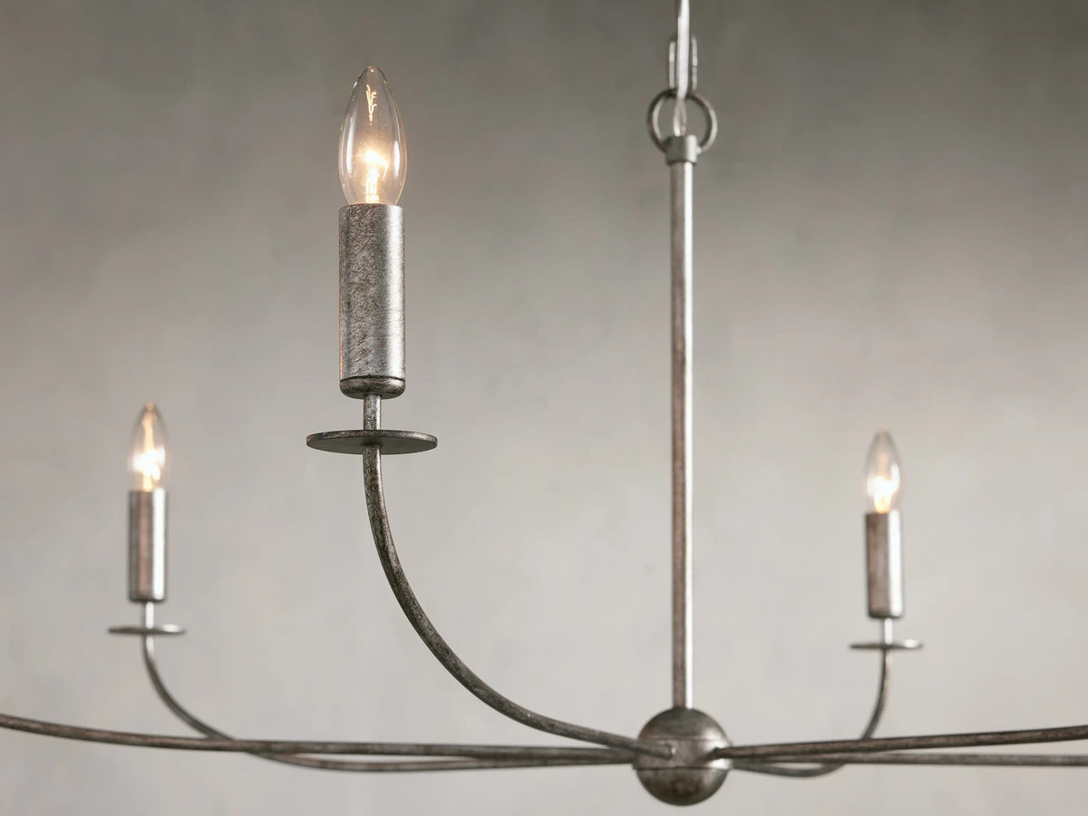 Arnett Handcrafted Vintage Round Chandelier