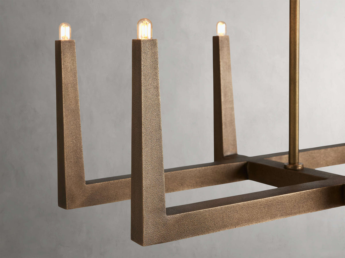 Emmet Geometric Frame Linear Chandelier