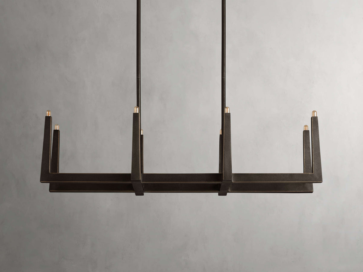 Emmet Geometric Frame Linear Chandelier