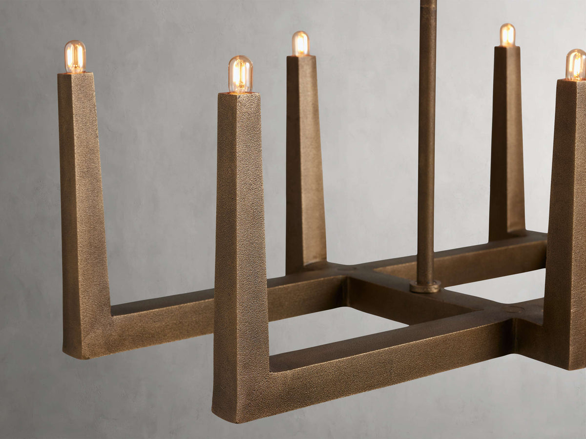 Emmet Geometric Frame Linear Chandelier