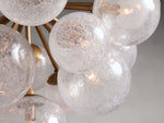 Mandoza Bubble Textured Glass Chandelier