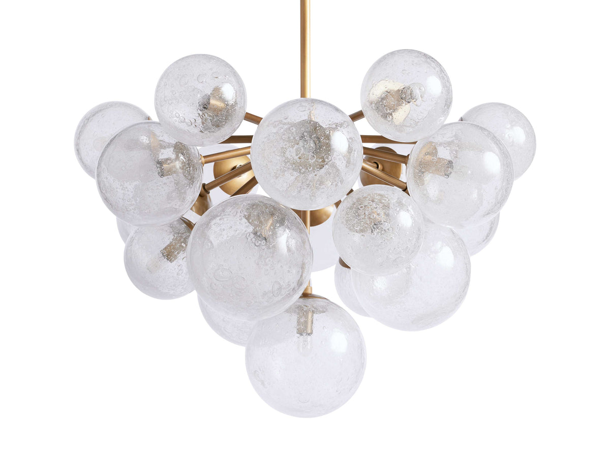 Mandoza Bubble Textured Glass Chandelier