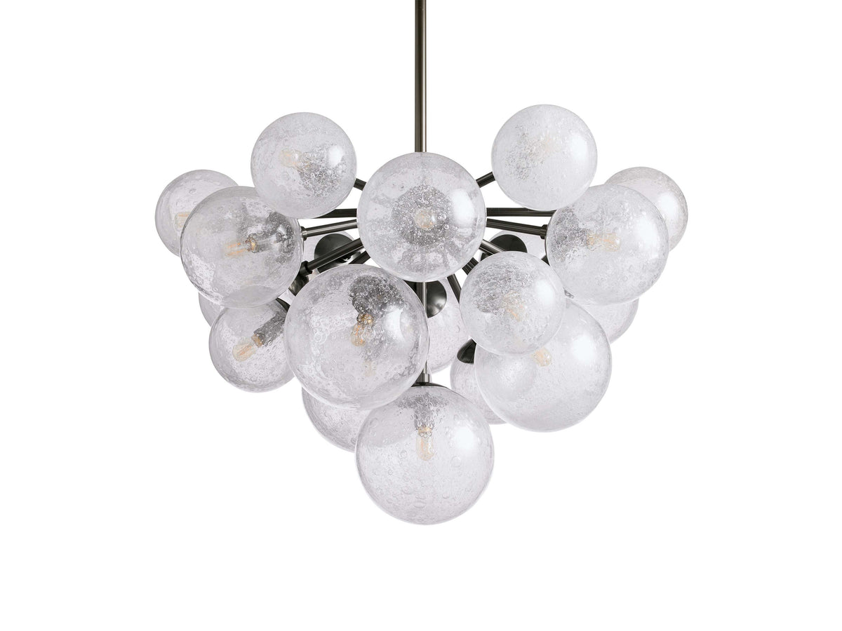 Mandoza Bubble Textured Glass Chandelier