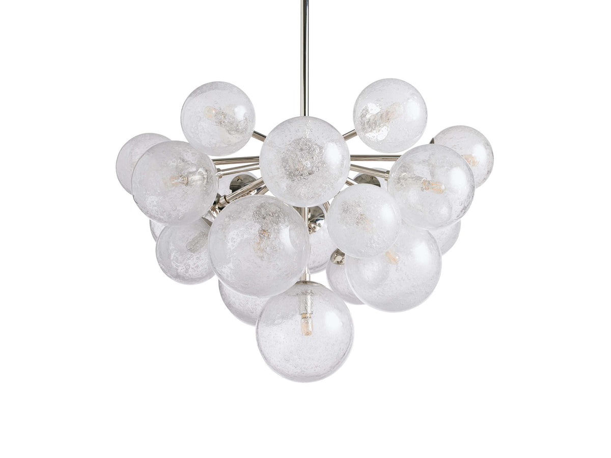 Mandoza Bubble Textured Glass Chandelier
