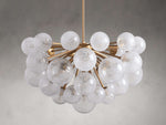 Mandoza Bubble Textured Glass Chandelier