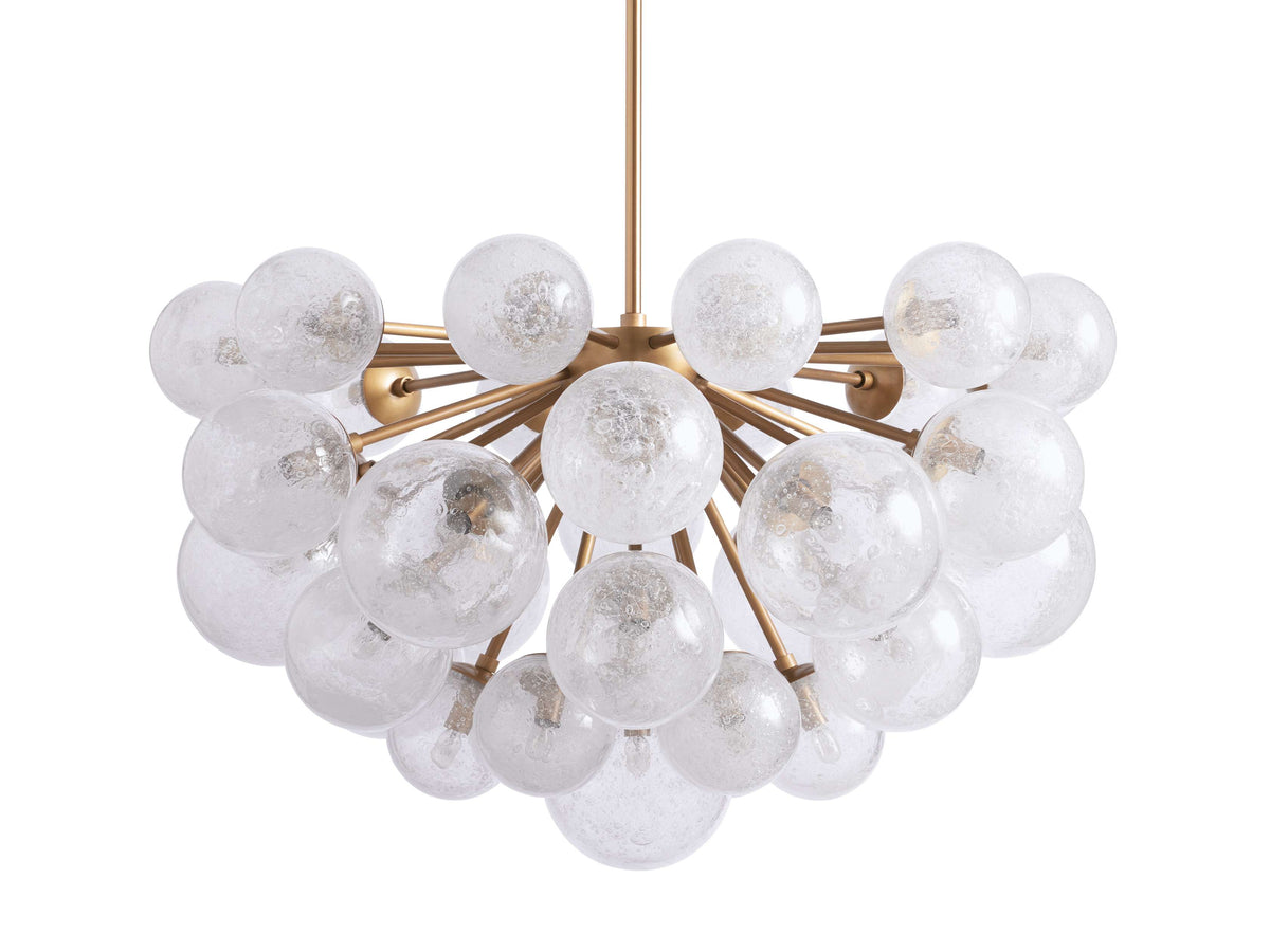 Mandoza Bubble Textured Glass Chandelier