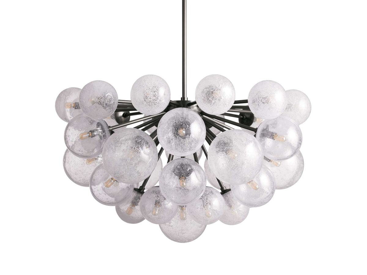 Mandoza Bubble Textured Glass Chandelier