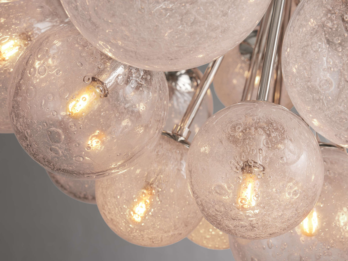 Mandoza Bubble Textured Glass Chandelier