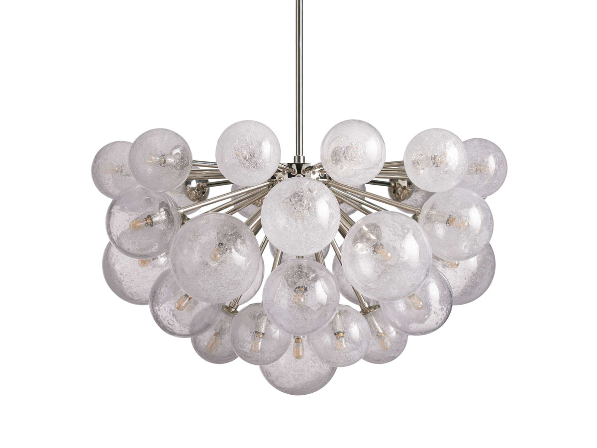 Mandoza Bubble Textured Glass Chandelier