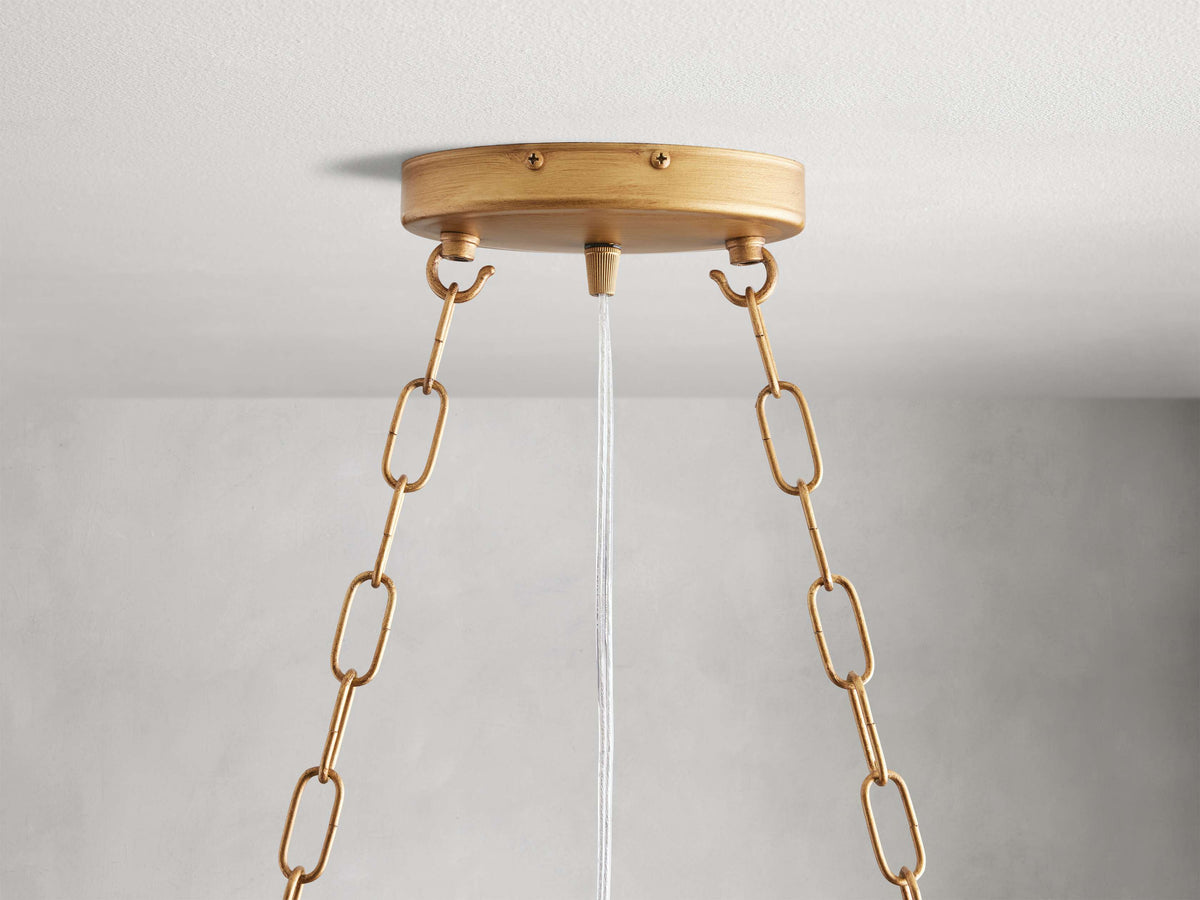 Fiore Delicate Petals Linear Chandelier