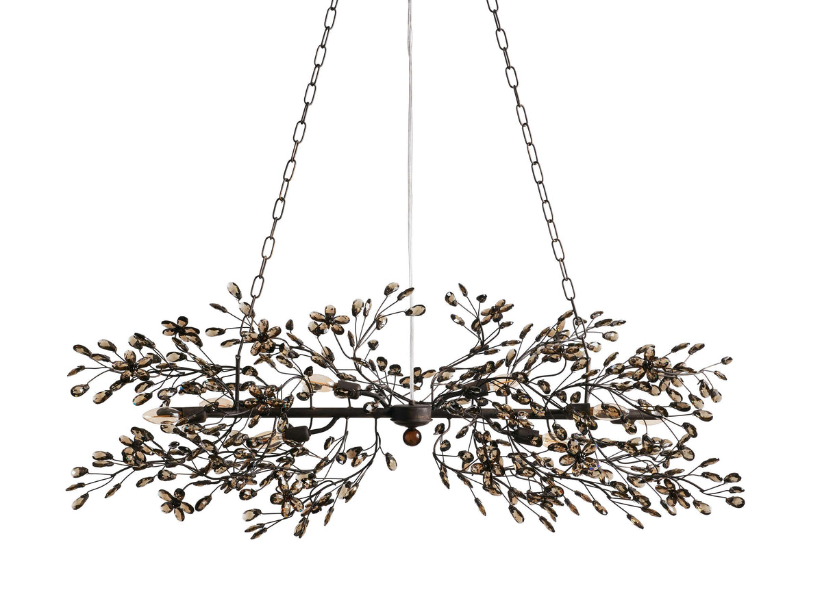 Fiore Delicate Petals Linear Chandelier